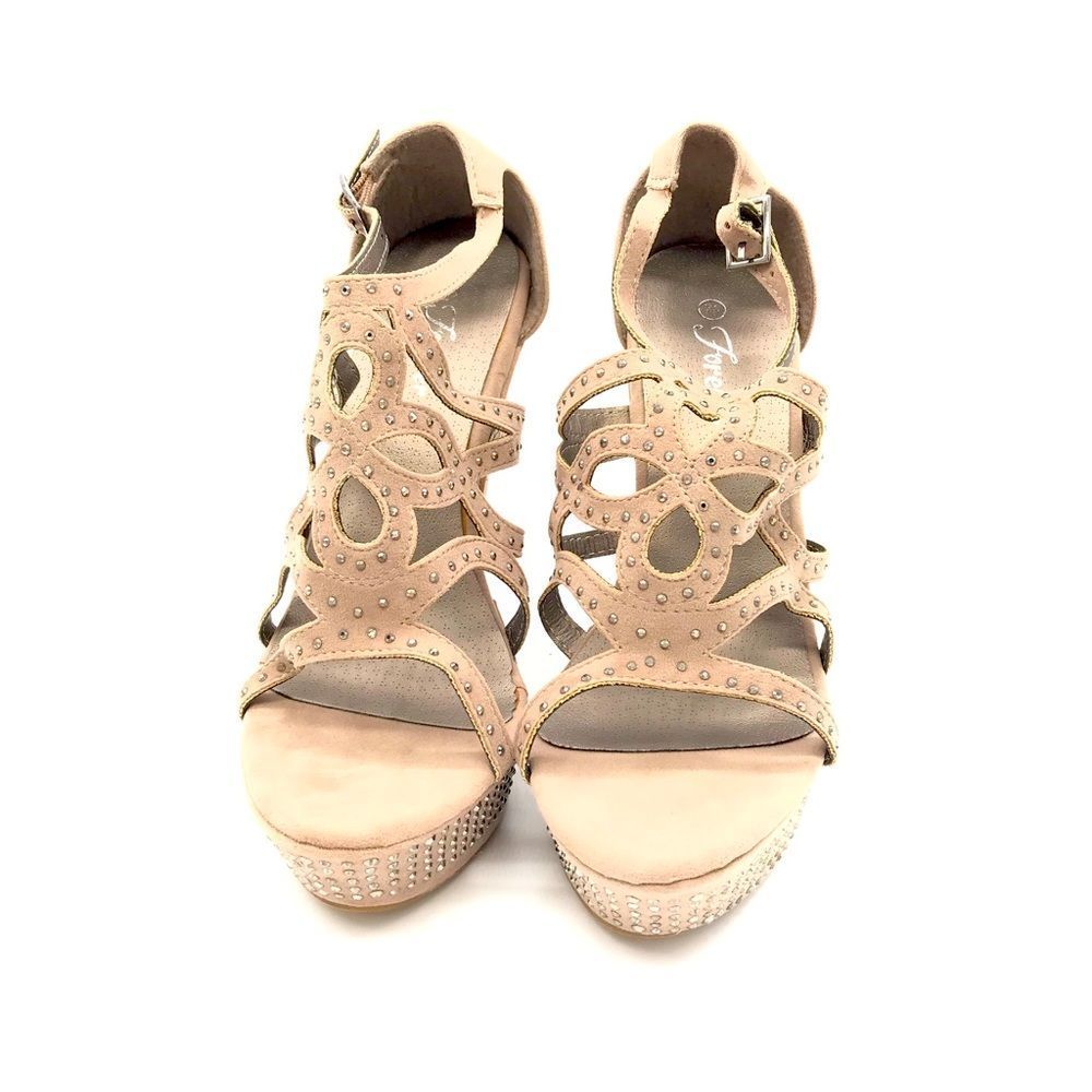 Hot Rhinestones Wedges Comfortable and Stylish